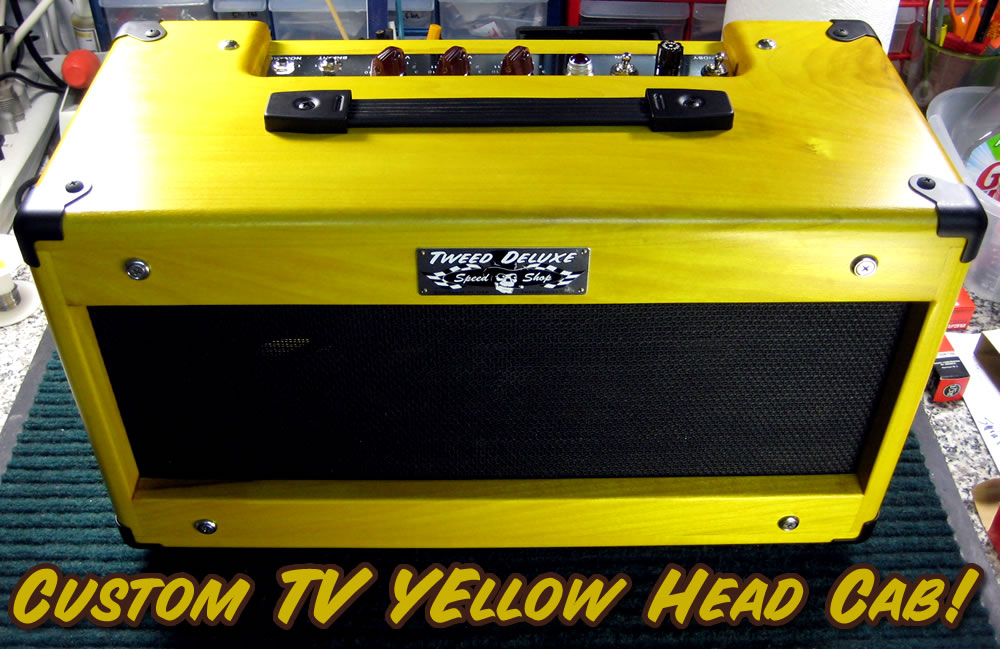 5E3-P2P Head in vintage TV Yellow