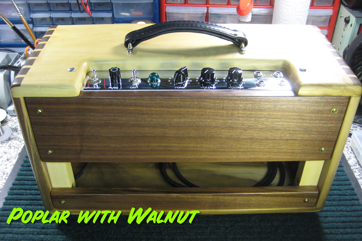 5E3 Head Cabinet Walnut and Poplar Rear