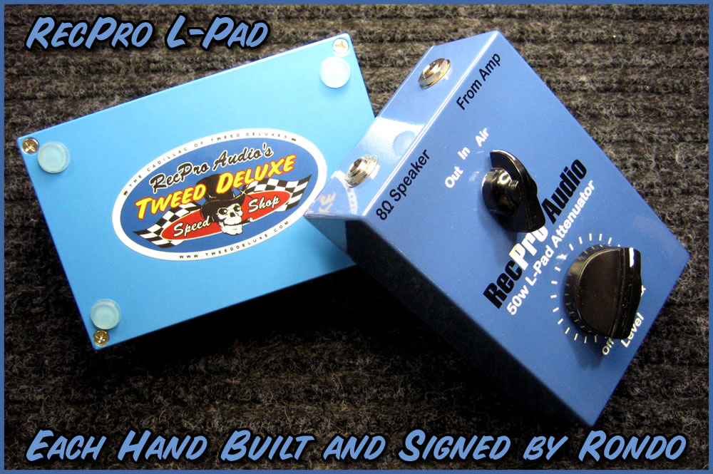 L-Pad Attenuator Hand Built by Rondo