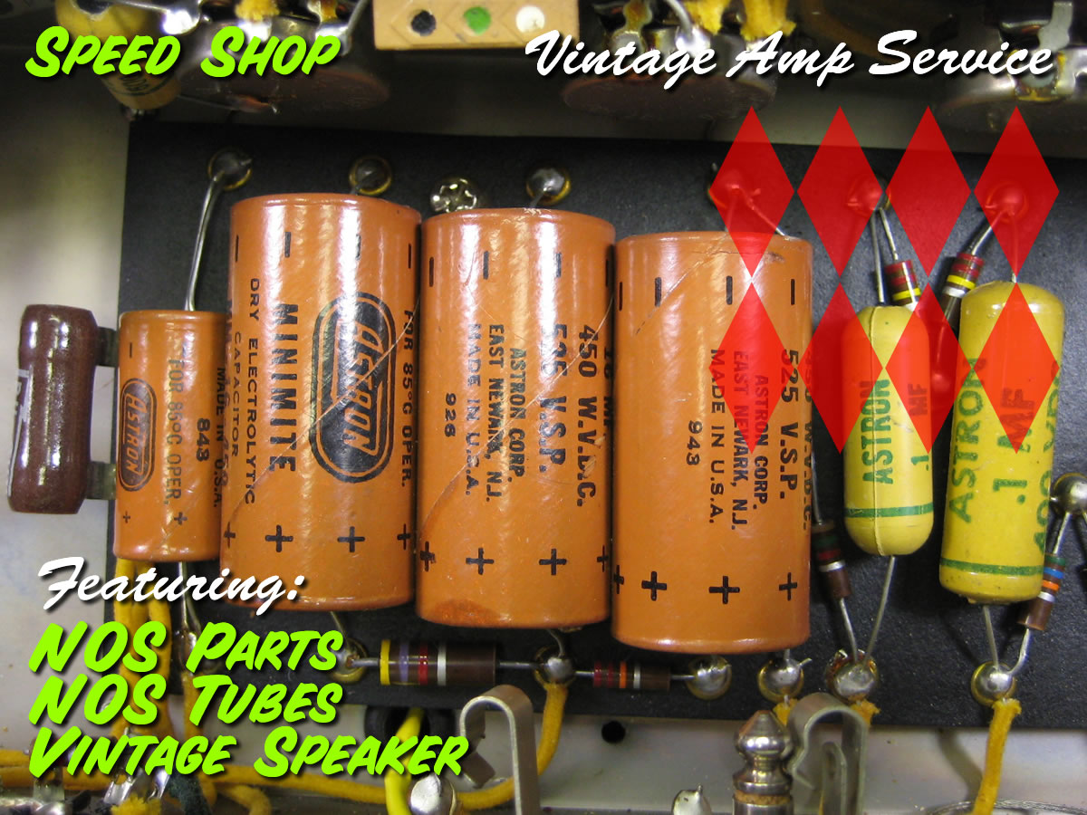 Vintage Fender Tweed Amp Repair Service
